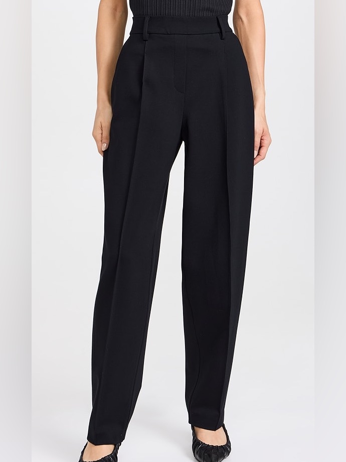 Spanx Black High-Waist Tailored Trousers